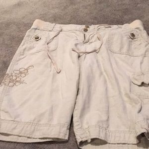 Size 12 tan long shorts